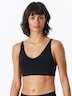 Schiesser Damen Bügelloser BH mit herausnehmbaren Pads - Classic Seamless - schwarz
