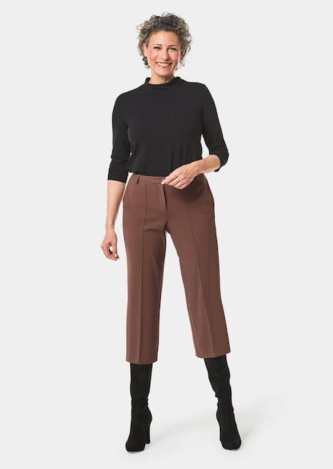 Bequeme Culotte mit streckender Biese