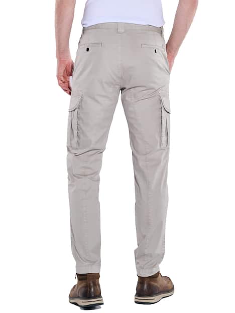 engbers Herren Cargo-Hose slim fit , Hellgrau