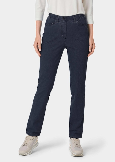 Edel geschmückte Jeansschlupfhose MARTHA