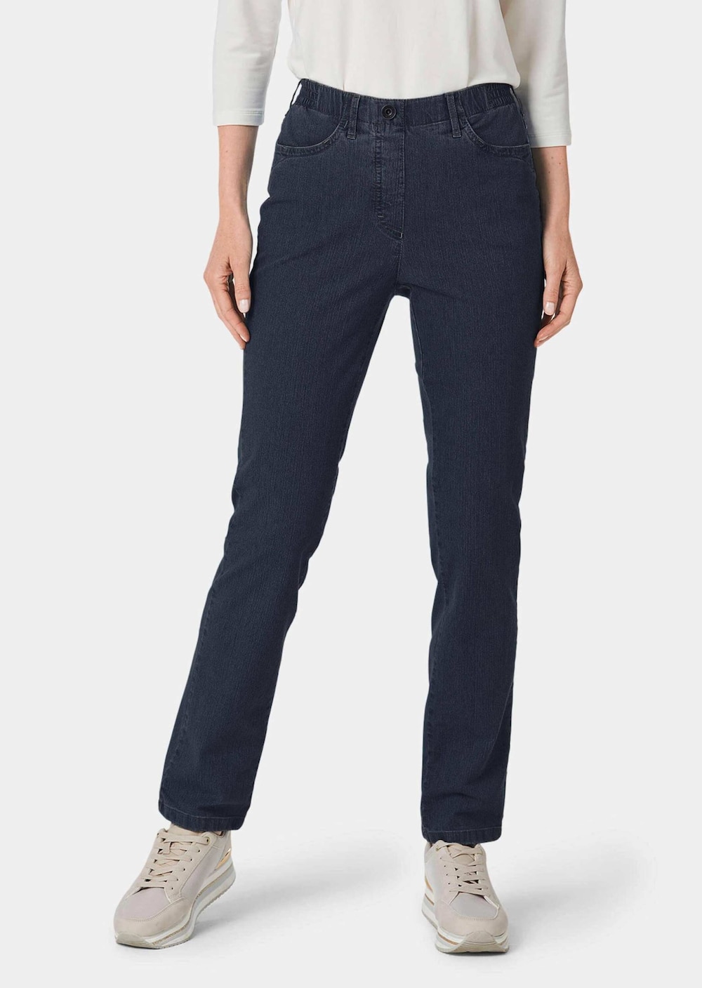 Edel geschmückte Jeansschlupfhose MARTHA