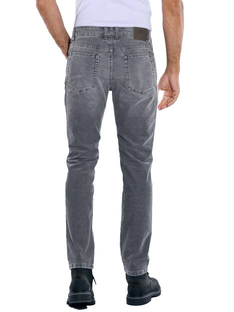 engbers Herren 5-Pocket-Hose regular , Kieselgrau