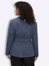 Woll-Jacke Wolljacke mit Bindegürtel Langarm Reverskragen