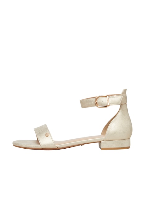Sandalen in Leder-Optik