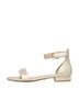 Sandalen in Leder-Optik