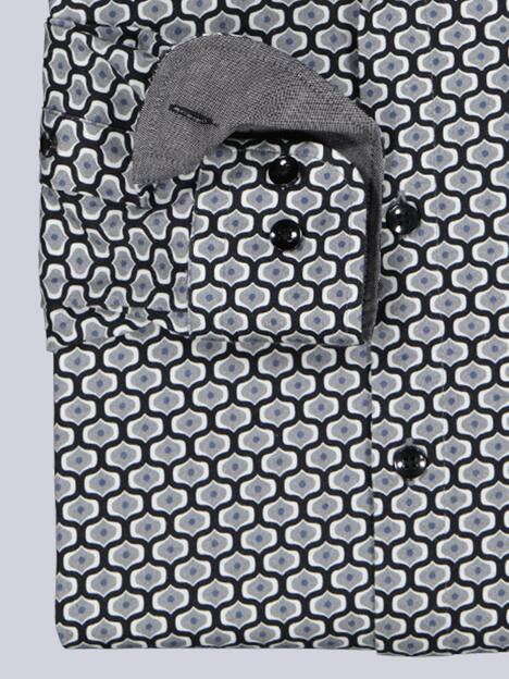 engbers Herren Hemd langarm , Grau