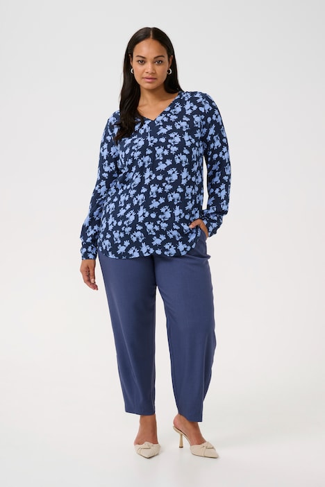 Langarm-Bluse Regular fit