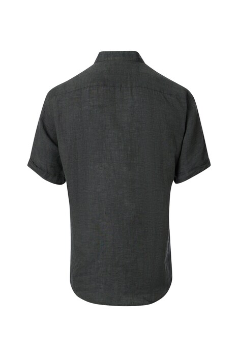 Leinenhemd Kurzarm uni Casual Fit