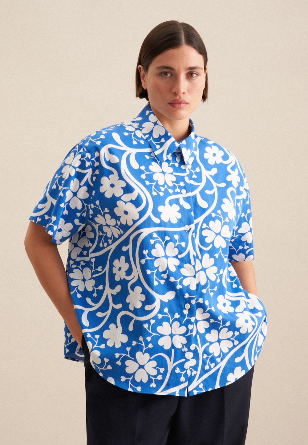 Damen Hemdbluse - Druck