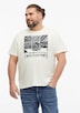 Baumwoll-T-Shirt mit Frontprint