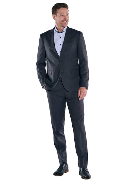 engbers Herren Anzug-Sakko slim fit , Saphirblau