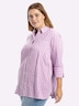 3/4-Arm-Bluse 3/4-Arm Hemdkragen