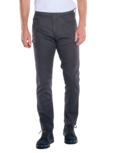 Herren Hose straight , Anthrazit