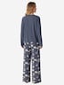 Schiesser Damen Schlafanzug Casual Fashion blaugrau