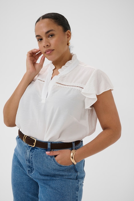 Kurzarm-Bluse Regular fit