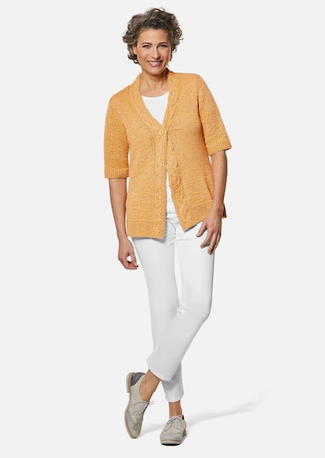 GOLDNER Tricot jasje Tricot jasje van lintjesgaren, met mooie details