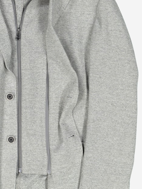 engbers Herren Sakko aus elastischem Garn , Silbergrau