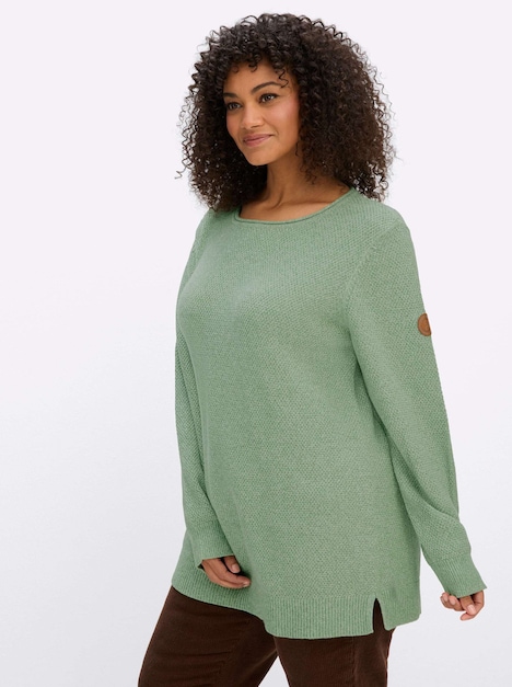 Langarm-Pullover Langarm-Pullover im soften Strukturstrick Langarm keine Angabe