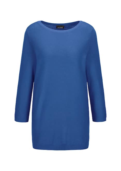 Eleganter Baumwollpullover, Halbarm