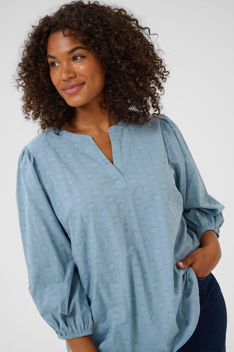 Langarm-Bluse Regular fit