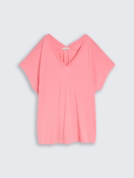T-Shirt mit V-Ausschnitt