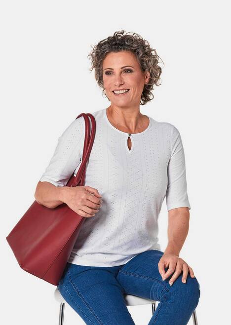 Feminines Spitzenshirt