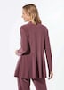 Leichte Shirtjacke lila mit Stretch