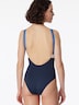 Schiesser Damen Badeanzug Schwimmer - Ocean Swim - nachtblau