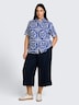 Loose Fit Bluse mit Leinenanteil