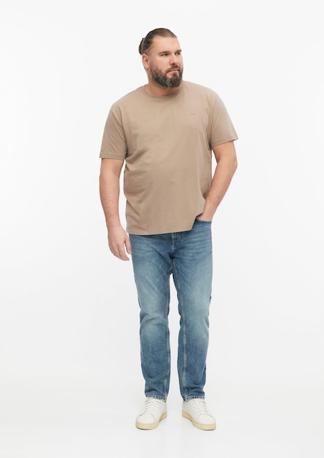 Baumwoll-T-Shirt mit Logo-Print