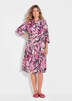 Hemdblusenkleid mit Allover-Print