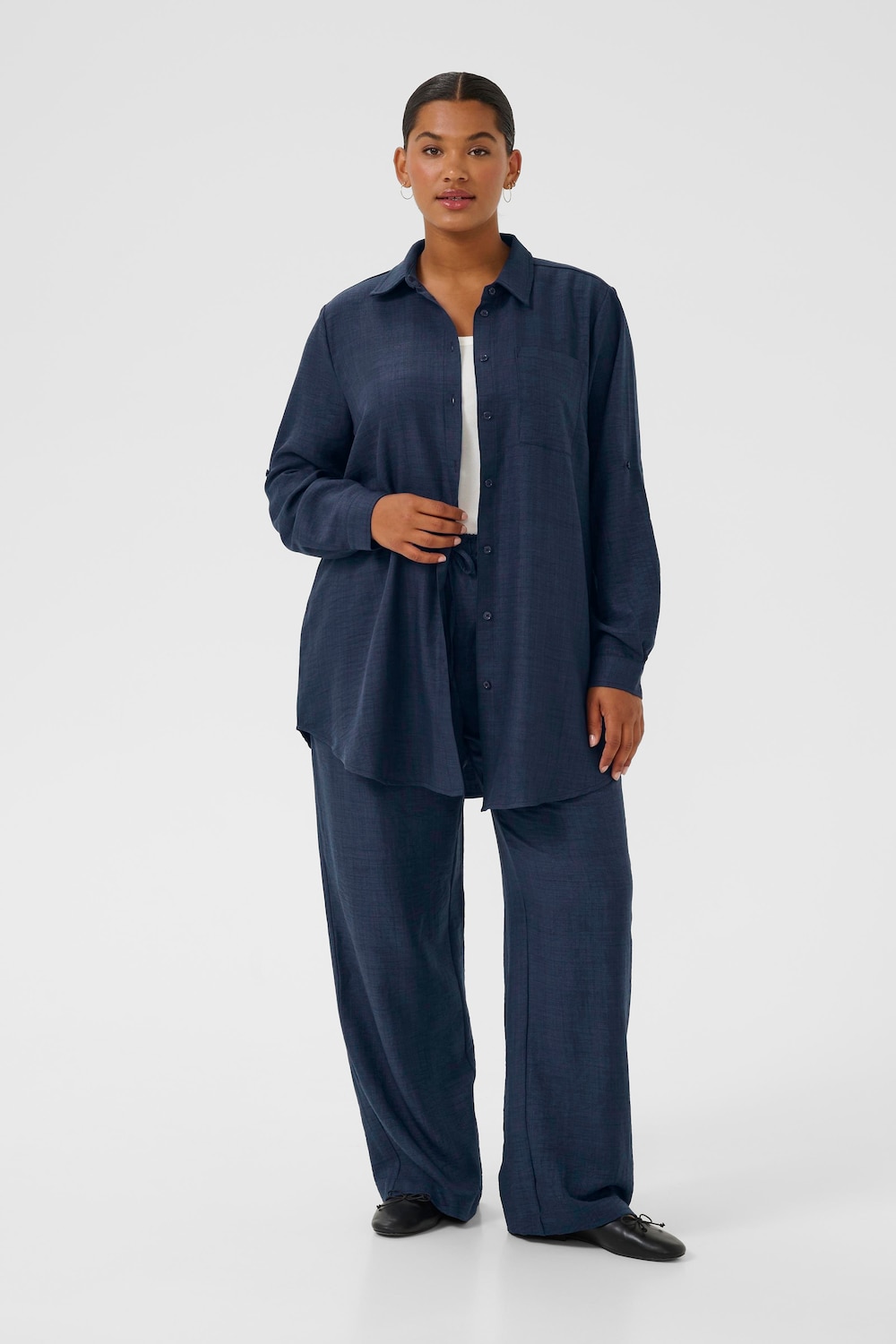 Langarm-Bluse Loose fit