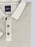 Herren Polo-Shirt strukturiert , Braunbeige
