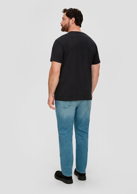 Baumwoll-T-Shirt mit Logo-Print