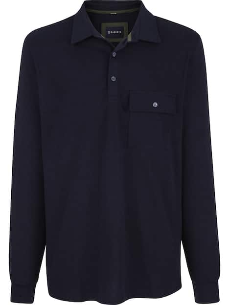 Langarm-Poloshirt FIOREZONTO