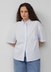 Oversize-Bluse aus Baumwolle-Popeline