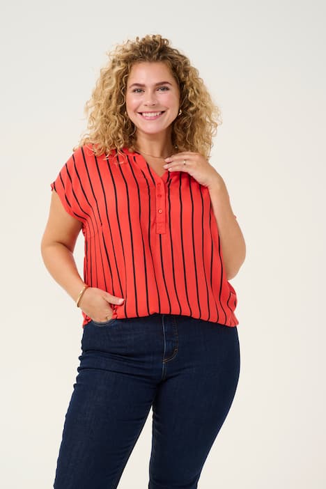 Ärmellose Bluse Regular fit