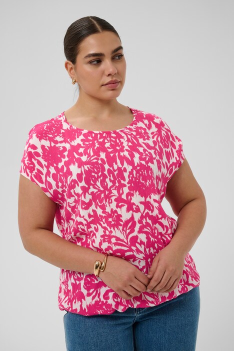 Kurzarm-Bluse Loose fit