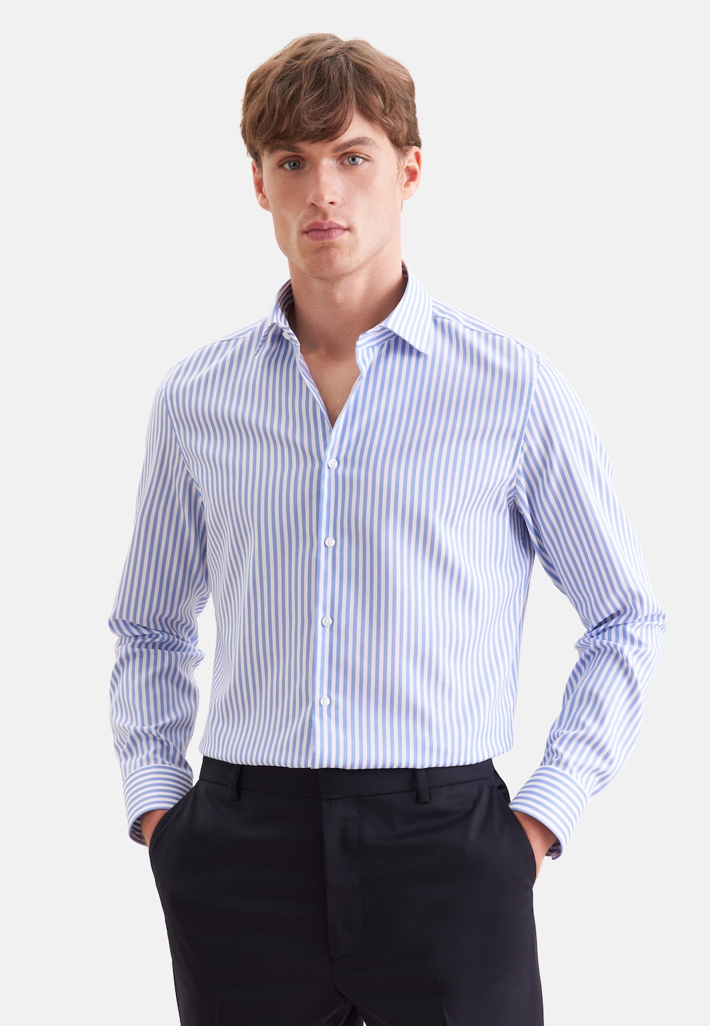 Herren Business Hemd - Gestreift