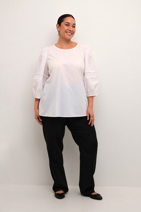 Langarm-Bluse Regular fit