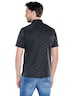 Herren Hemd uni , Schwarz