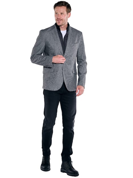 engbers Herren Freizeit-Sakko regular , Grau