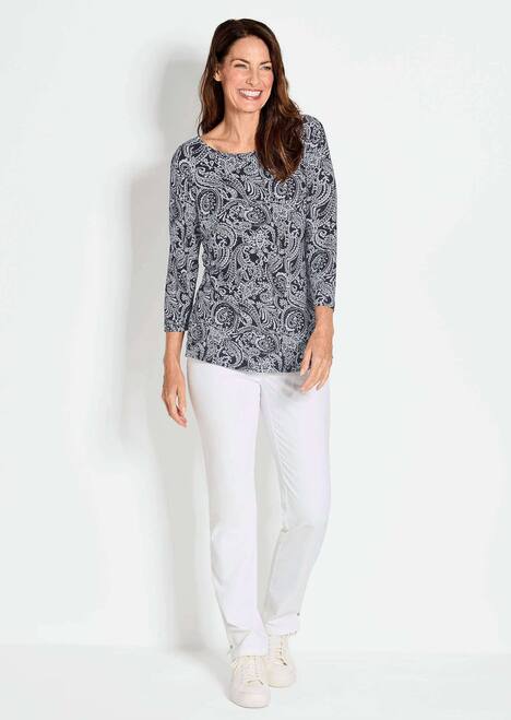 GOLDNER Gedessineerd shirt Gedessineerd shirt