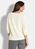 GOLDNER Trui Katoenen pullover met 3/4-mouwen