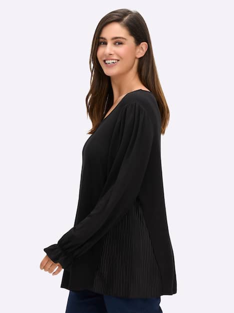 Sweatshirt Langarm Ohne Kragen