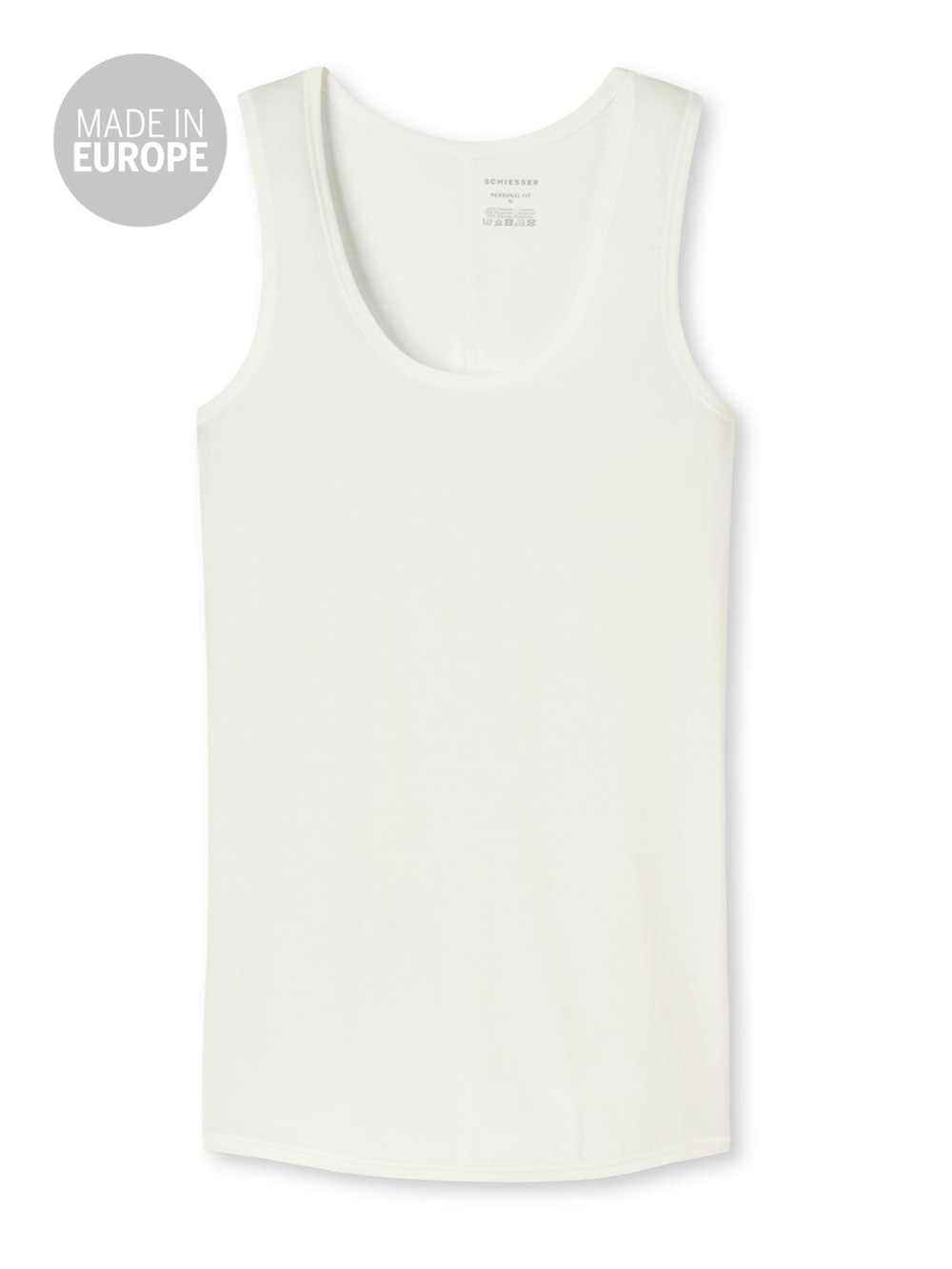 SCHIESSER Damen Tank Top - naturweiss