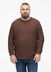 Sweatshirt mit Rippstruktur