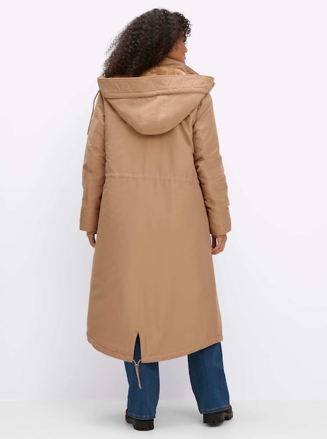 Mantel Mantel in Parka-Optik Stehkragen