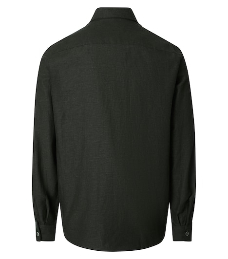 Hemdjacke uni Casual Fit