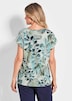 Sommershirt mit Print, V-Ausschnitt